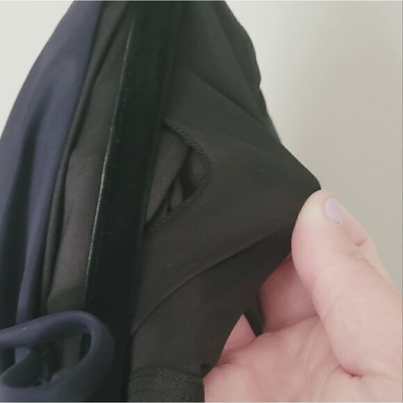 New J.Crew Ruched Sweetheart One-Piece Swimsuit in Navy Size 22 NWT - Picture 8 of 14